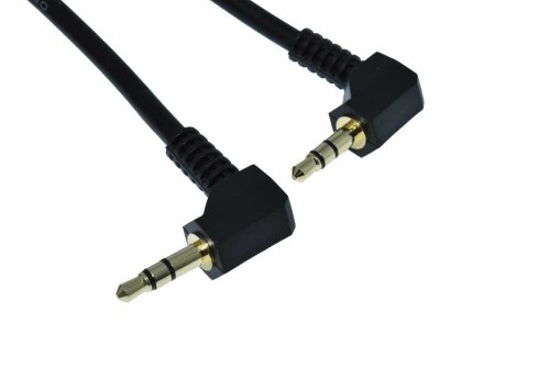 Lumen ステレオミニプラグケーブル 3.5φ 3.5mm オスーオス 両側L型 2m LAV-AS20LL