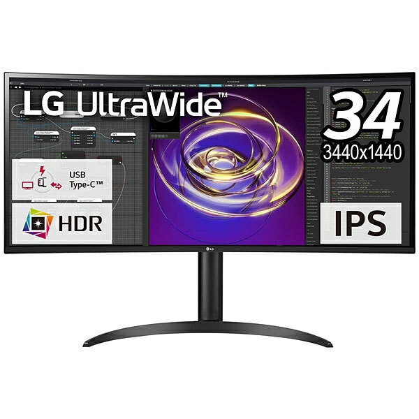 LG ウルトラワイドモニター 34WP85CN-B
