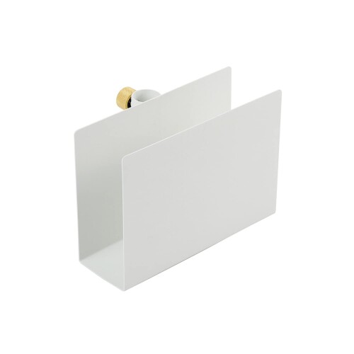 平安伸銅工業 DRAW A LINE 022 Book Rack ブックラック ホワイト 幅21×奥行12×高さ15cm 縦専用パーツ D-BR-WH