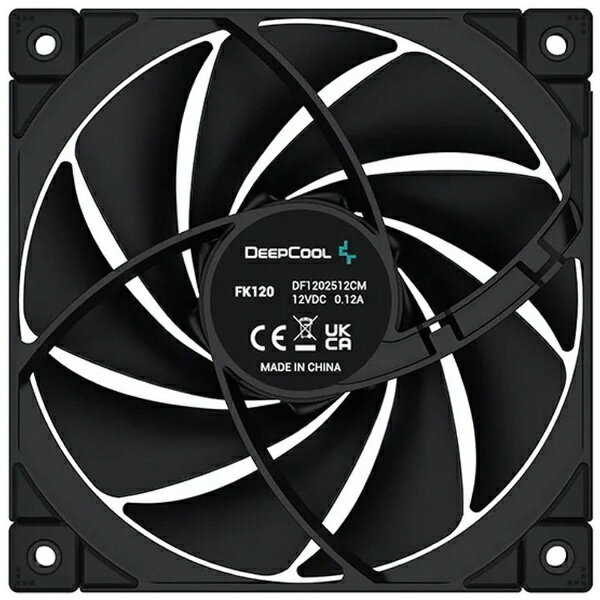 DEEPCOOL｜ディープクール ケースファン 120mm /1850RPM FK120 ブラック R-FK120-BKNPF1-G-1