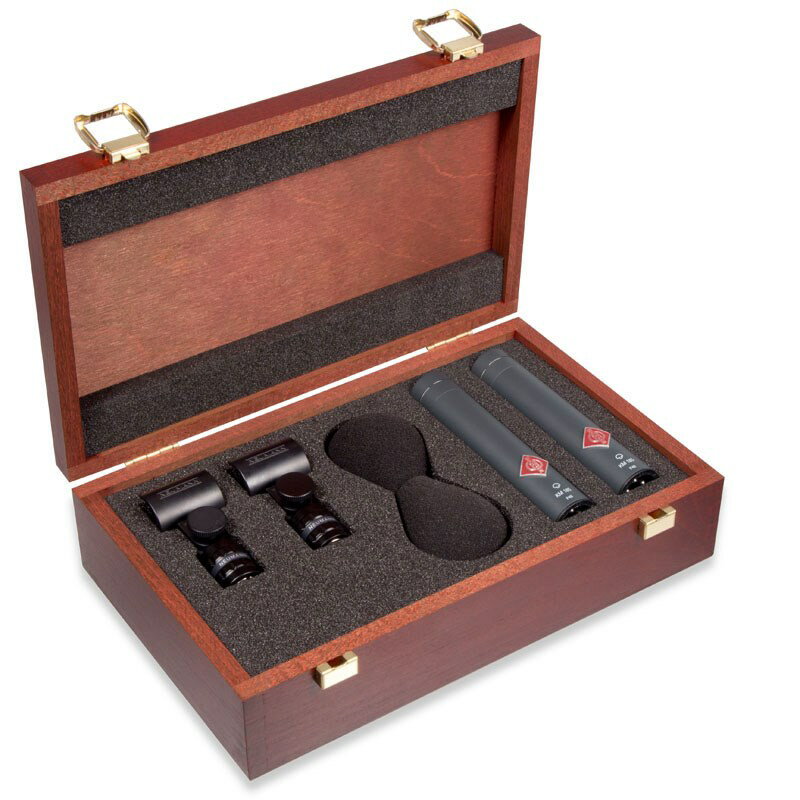 KM185 mt Stereo Set 超単一指向性 ブラック ノイマン コンデンサーマイク NEUMANN