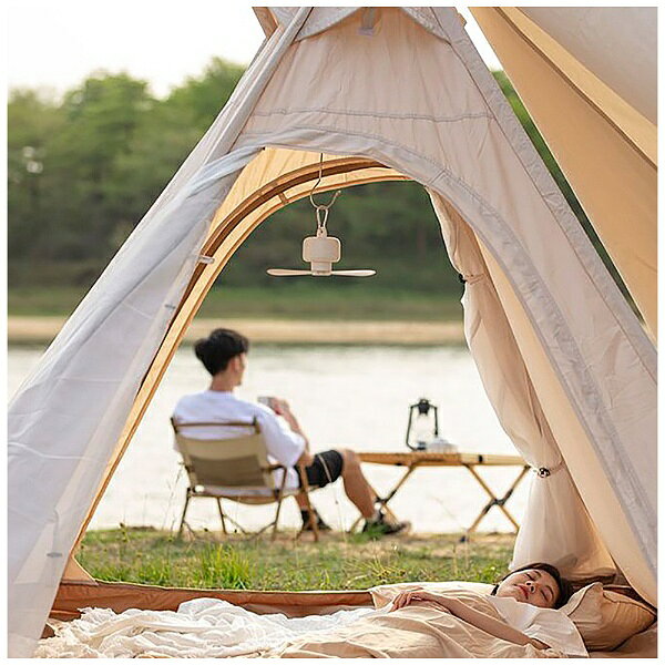 新東京物産 ワイヤレス吊り下げファン Taskarl ホワイト TTF-80W DCモーター搭載 /リモコン付き TTF80