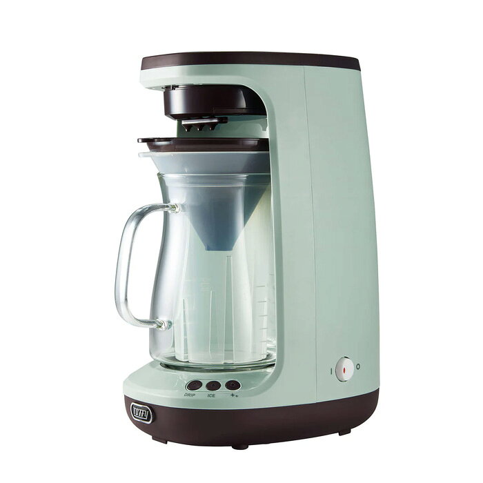 Toffy HOT&ICEハンドドリップコーヒーメーカー ペールアクア K-CM10-PA