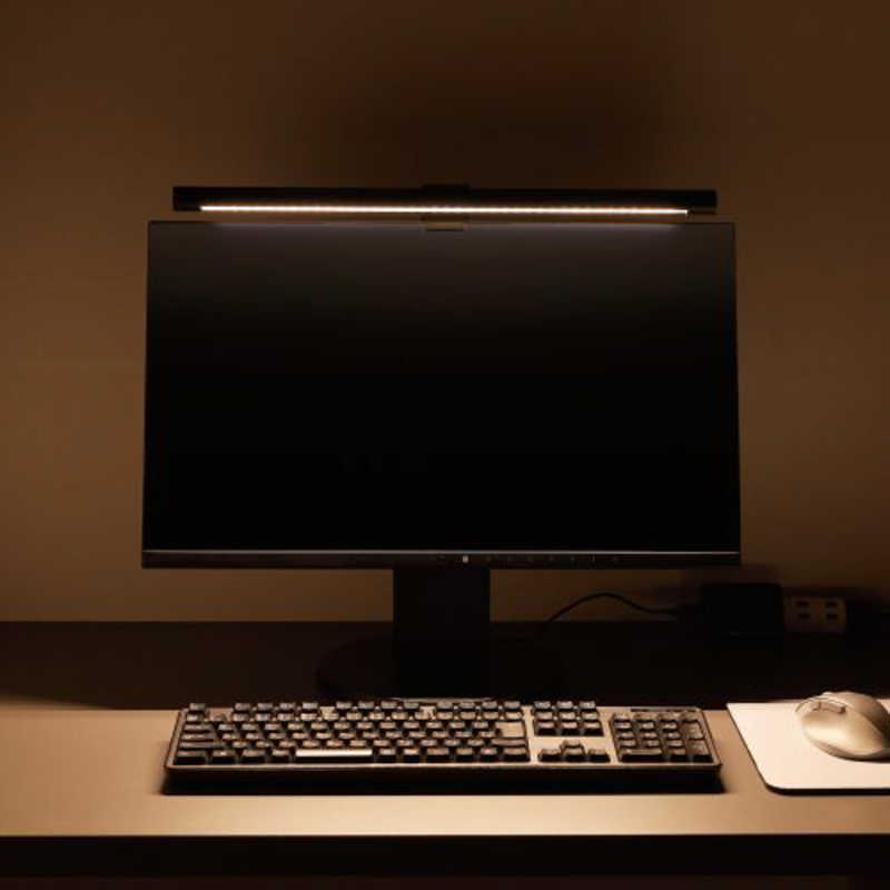 エレコム モニターライト デスクライト モニター掛け式 Type-C給電 ブラック(1個)