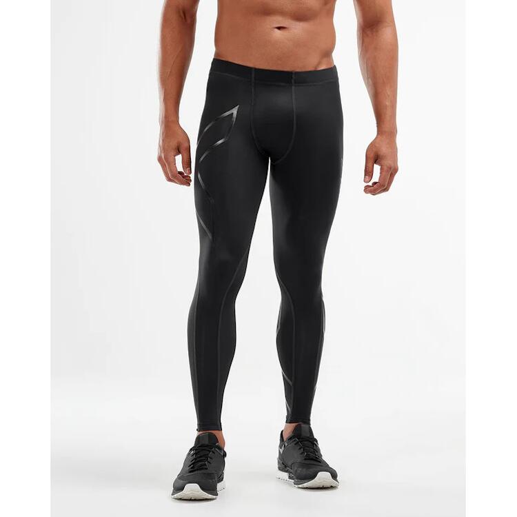 ツータイムズユー 2XU 2XU PWX TR2 コンプレッション ロングタイツ メンズ サイズ：XS カラー：ブラック×ネロ #MA3849B-BLKNRO