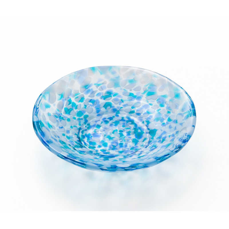 石塚硝子｜ISHIZUKA GLASS 津軽びいどろ 色々豆皿 あじさい