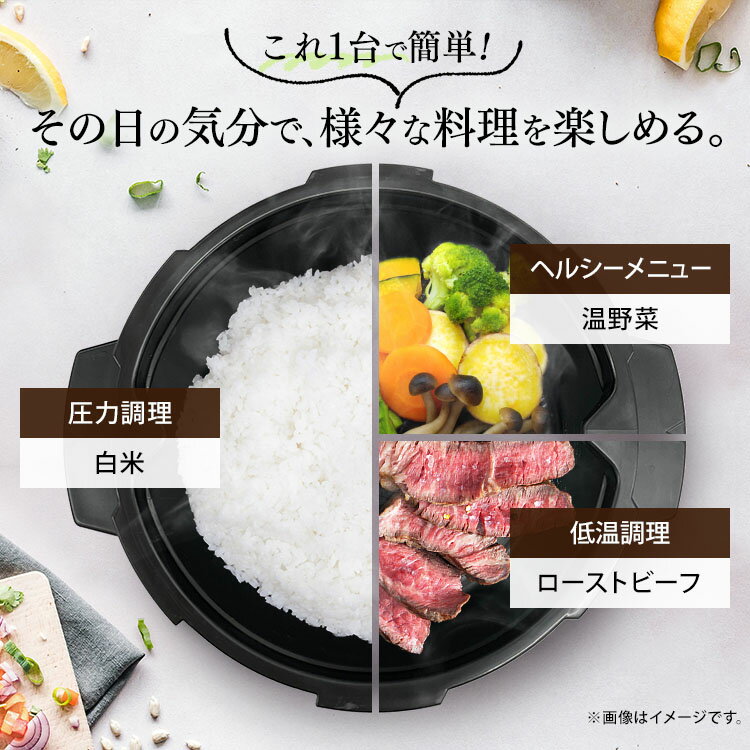 IRIS 圧力容器付き電子レンジ ブラック IMGY-T172-B