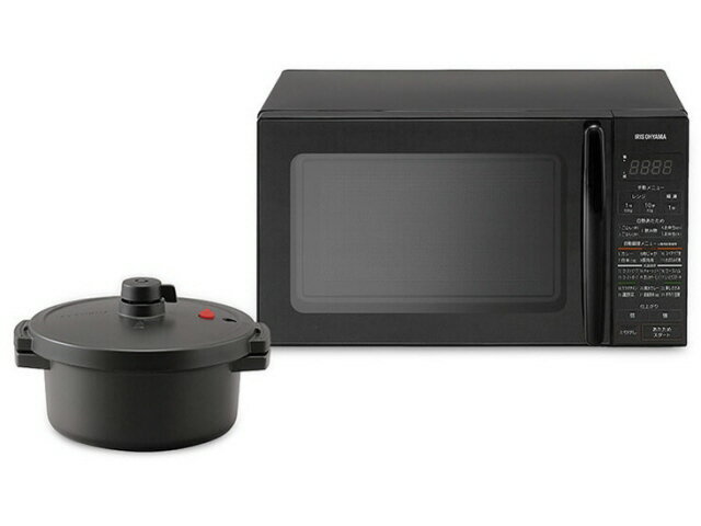 IRIS 圧力容器付き電子レンジ ブラック IMGY-T172-B
