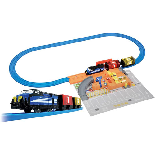 Takara Tomy - プラレール トミカと遊ぼう! くるぞわたるぞ! カンカン踏切セット（新品） プラレール トミカと遊ぼう！くるぞわたるぞ！カンカン踏切