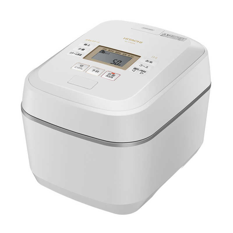 HITACHI 圧力&スチームIHジャー炊飯器 ふっくら御膳 5.5合炊き RZ-V100FM(W)