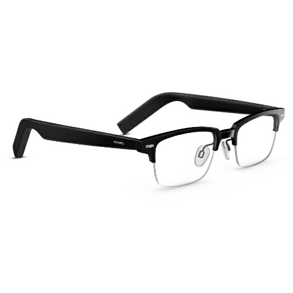 HUAWEI Eyewear Semi-Frame ウェリントン型ハーフリム/ブラック