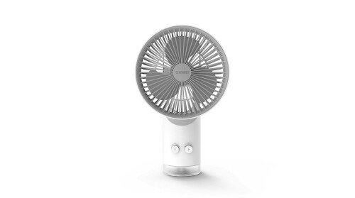 Prism プリズム 充電式モバイルワイヤレスサーキュレーターCLAYMORE クレイモア fan ファン C800 ムードランプ付き CLFN-C810WH