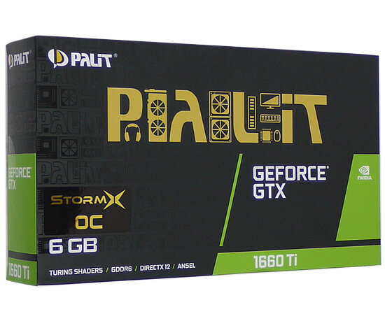 楽天市場】PALIT GeForce GTX1660Ti 6GB Dual OC NE6166TS18J9-1160A