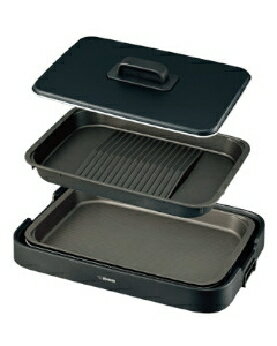 象印 ホットプレート（即購入価格） ホットプレート やきやき ステンレスブラック EA-GZ30-XB [プレート3枚