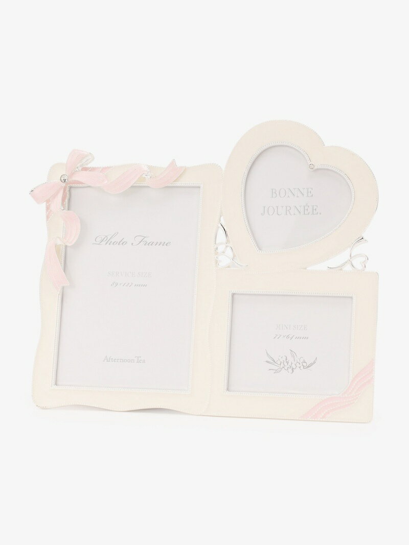 リボン3面フォトフレーム