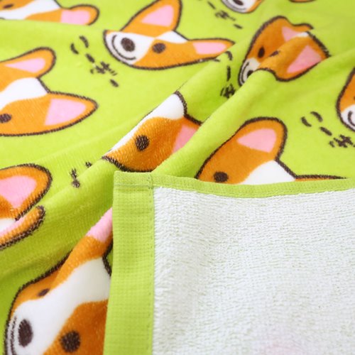 ワンワンワールド フェイスタオル プリントロングタオル こーぎー いぬ 犬飼タオル かわいい グッズ 男の子 女の子 ギフト