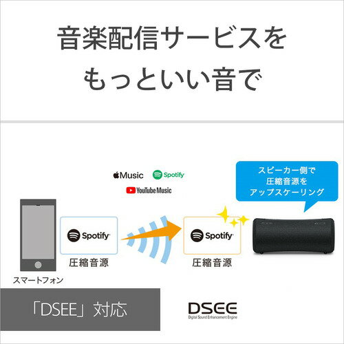 SONY ワイヤレスポータブルスピーカー ライトグレー SRS-XG300(H)