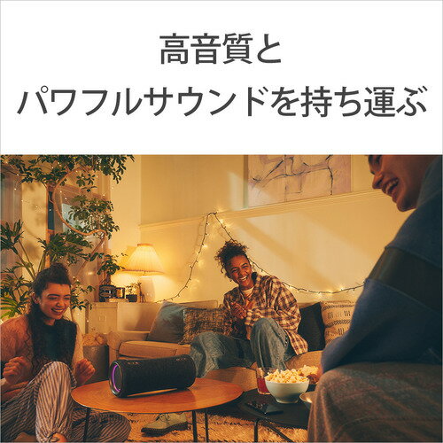 SONY ワイヤレスポータブルスピーカー ライトグレー SRS-XG300(H)