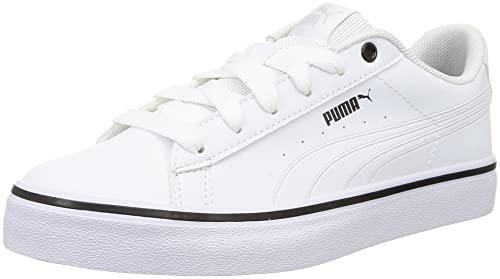 PUMA ユニセックス プーマ V コート バルク EB スニーカー 389908 Puma White-Puma Black 24.5