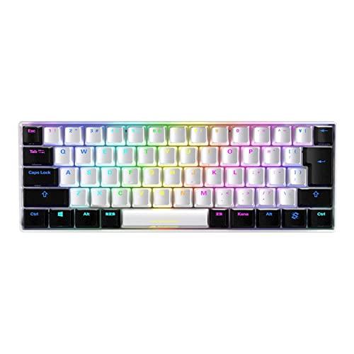 SHARKOON｜シャークーン ゲーミングキーボード SKILLER SGK50 S4 White 青軸・英語配列 ホワイト 有線 /USB
