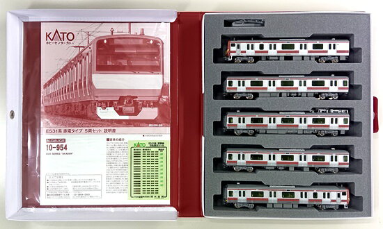 楽天市場】カトー 鉄道模型 ホビーセンターカトー Nゲージ 10-954 E531