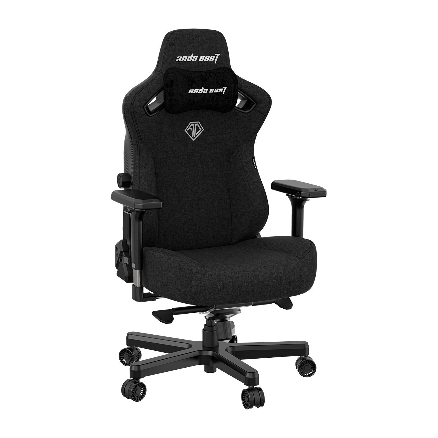 ANDASEAT GC-KAISARS3/CABK ゲーミングチェア W720xD720xH1340mm Kaiser3 リネンファブリック カーボンブラック GCKAISARS3CABK
