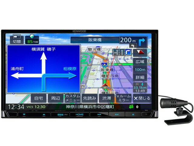 楽天市場】JVCケンウッド KENWOOD 彩速ナビ MDV-D308BTW | 価格比較