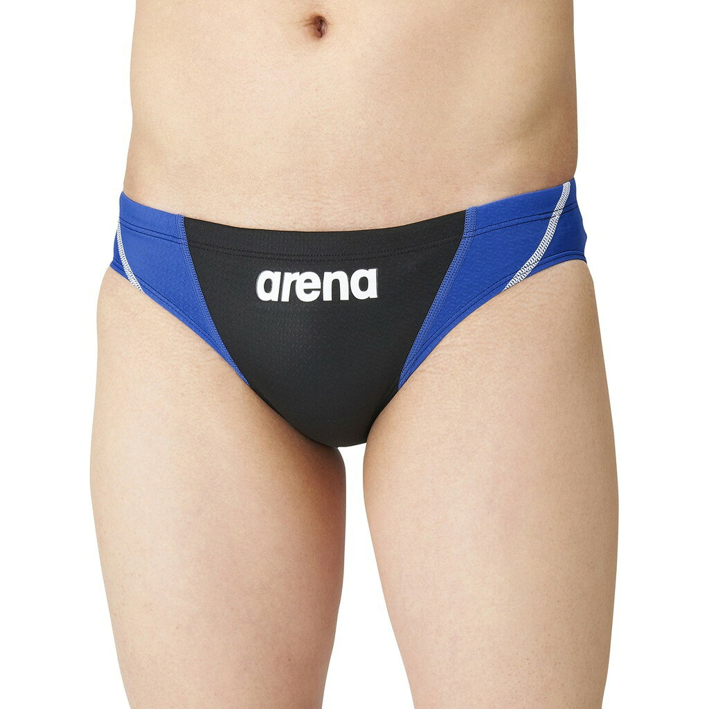 ARN1027M-BKBW-O アリーナ 男性用 競泳水着 ブーメラン ブラック/ブルー/ブルー・サイズ:O arena アクアアドバンスト リミック