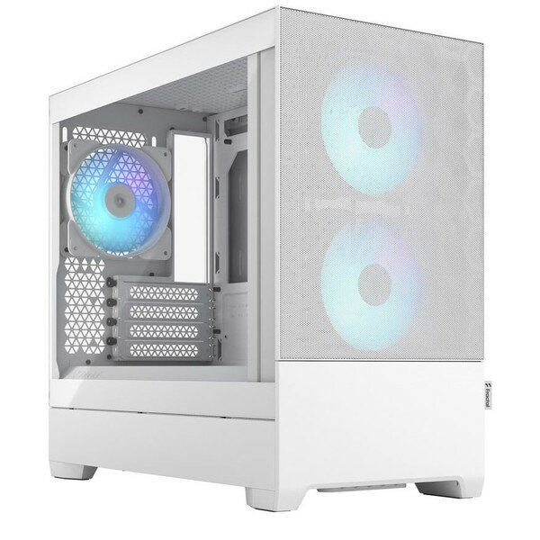 FRACTAL DESIGN フラクタルデザイン PCケース Micro ATX /Mini-ITX Pop Mini Air RGB White TG Clear Tint ホワイト FD-C-POR1M-01