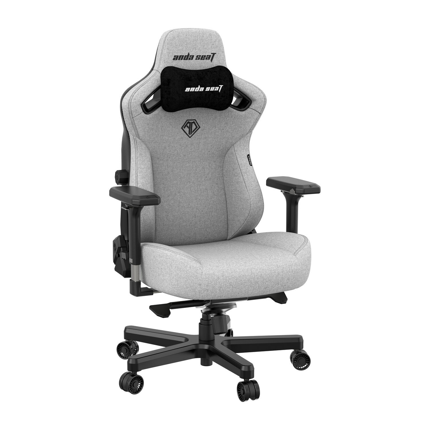 Andaseat｜アンダシート ゲーミングチェア W720xD720xH1340mm Kaiser3 リネンファブリック アッシュ GC-KAISARS3/ASH