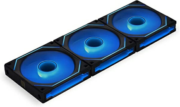 LIANLI ケースファンx3 120mm /2100RPM UNI FAN SL-INFINITY 120 BK 3Pack ブラック UFSLIN1203B