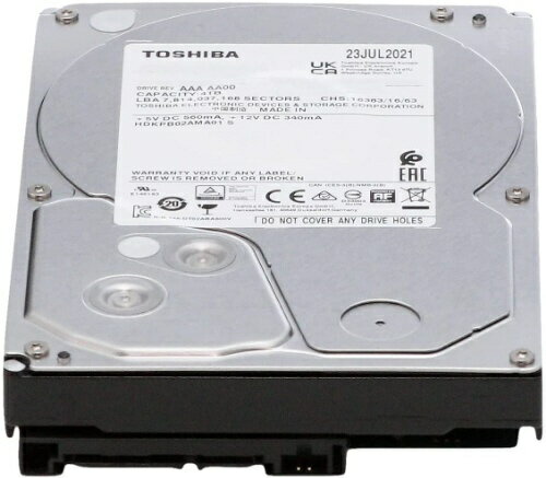 東芝｜TOSHIBA DT02ABA400/TBOX 内蔵HDD SATA接続 DT02シリーズ 4TB /3.5インチ