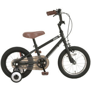 オオトモ アルテージ ALTAGE 子ども用 自転車 14インチ BMX 補助輪 スタンド 両方付属 AKB-004 マットブラック 46675