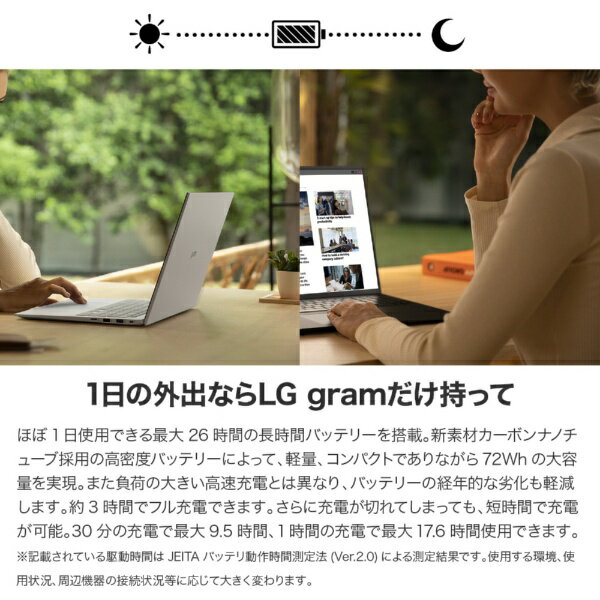 LG gram ノートPC 14Z90Q-KR54J1