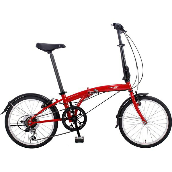 極美品 ダホン ヒット DAHON HIT D6 オレンジ折りたたみ自転車