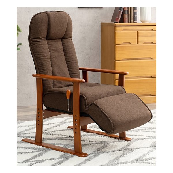 楽天市場】山善 山善(YAMAZEN) 高座椅子 組立不要 KMZC-55(MBR)6 モカ