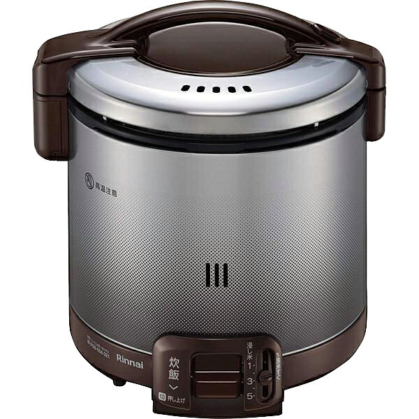 ガス炊飯器 リンナイ RR-050FS(A)(DB) こがまる 5合炊き 炊飯のみ ダークブラウン 爆買