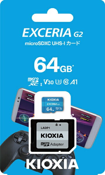 KIOXIA microSDXC/SDHC UHS-1 メモリーカード 64GB KMU-B064G