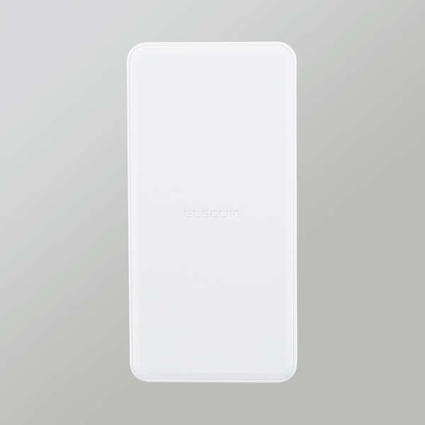 ELECOM リン酸鉄モバイルバッテリー 12000mAh ホワイト DE-C39-12000WH
