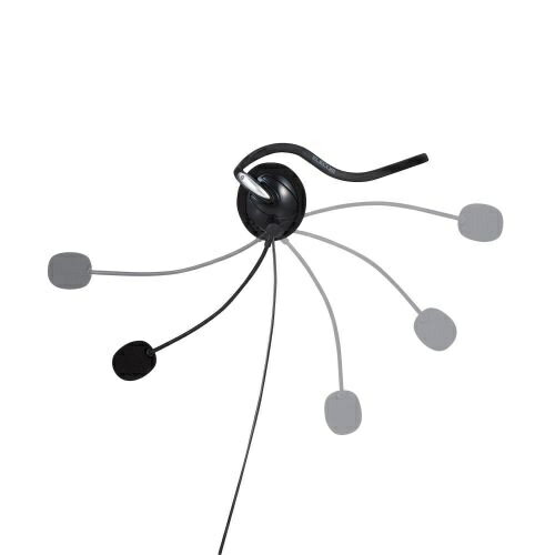 ELECOM タブレット用ヘッドセット ネックバンドタイプ HS-NB03STBK