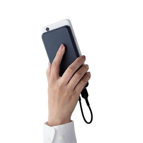 ELECOM 5V/3A出力 モバイルバッテリー 10000mAh ブルー DE-C38-10000BU