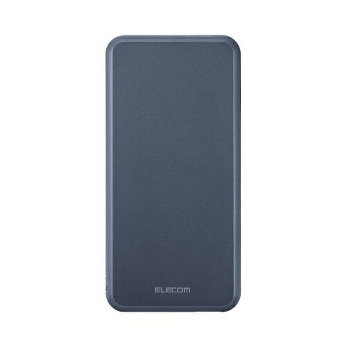ELECOM 5V/3A出力 モバイルバッテリー 10000mAh ブルー DE-C38-10000BU