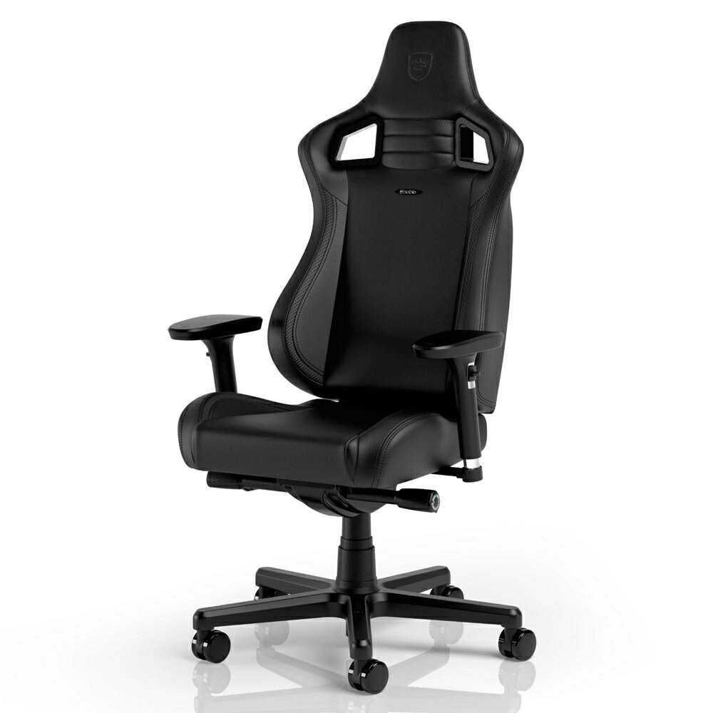 noblechairs｜ノーブルチェアーズ ゲーミングチェア W620xD620xH1120～1220mm EPIC COMPACT PUレザーモデル ブラック NBL-ECC-PU-BLA
