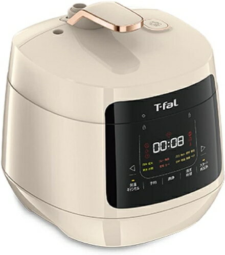 T-fal コンパクト電気圧力鍋 CY3511JP ホワイト T-fal ティファール T-FAL ラクラ・クッカー コンパクト電気圧力