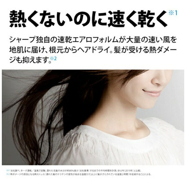 SHARP プラズマクラスタードライヤー IB-RP7-W