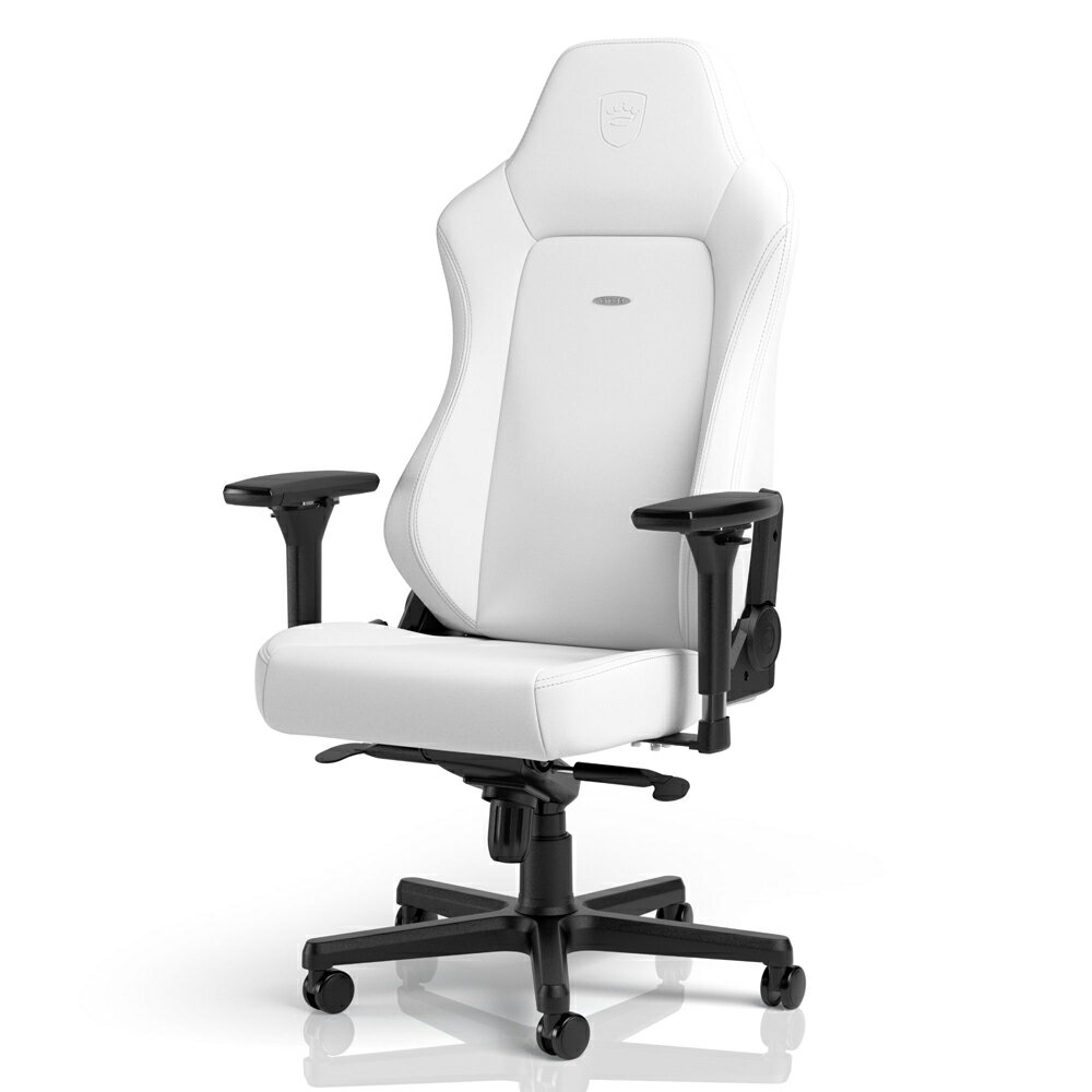 noblechairs｜ノーブルチェアーズ ゲーミングチェア W670xD550xH1275～1340mm HERO - WHITE EDITION ピュアホワイト NBL-HRO-PU-WED-SGL