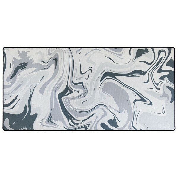 The mousepad company ザ マウスパッドカンパニー ゲーミングマウスパッド Strata_Liquid_07 約914×457×3mm ホワイト Mousepad Strata Liquid Collection STRATALIQUID07L