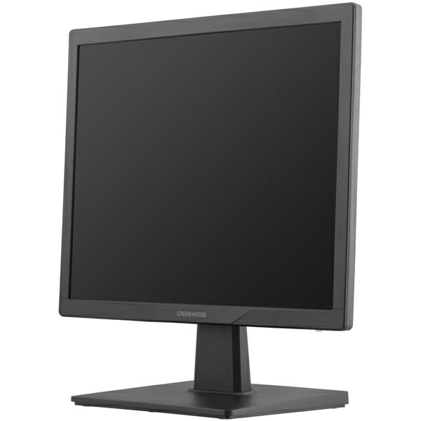GREEN HOUSE 17型スクエア カラーLED液晶ディスプレイ GH-LCS17D-BK