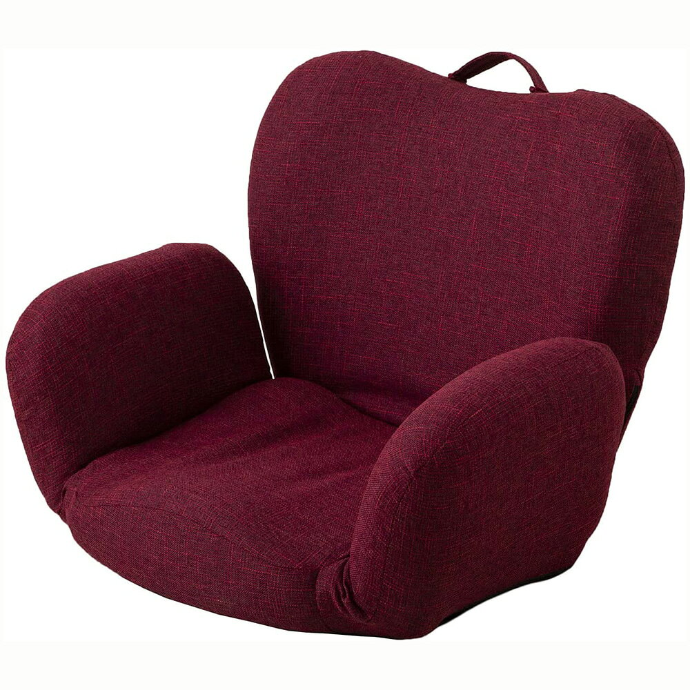 DOSHISHA ラクラクいつでも背もたれ 肘付き座椅子(座面無) 楽天市場