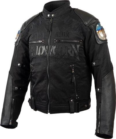 Yellow Corn ジャケット サイズM YB-5102 MESH JACKET 【BLACK/RED】 - YELLOW CORN Official web